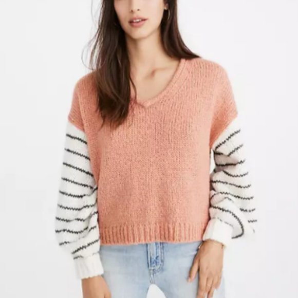 Madewell Sweaters - Madewell Balloon-Sleeve Pullover Sweater